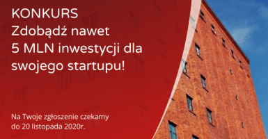 Grafika przedstawia zachetę do startu w konkursie 