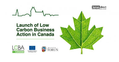 Grafika dotycząca programu Low Carbon Business Action in Canada