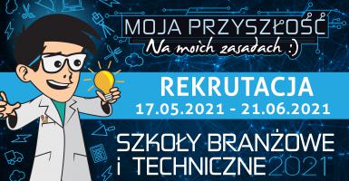 BANER PROMUJĄCY SZKOLNICTWO BRANŻOWE i TECHNICZNE 2021