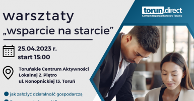 Grafika Warsztaty Wsparcie na Starcie