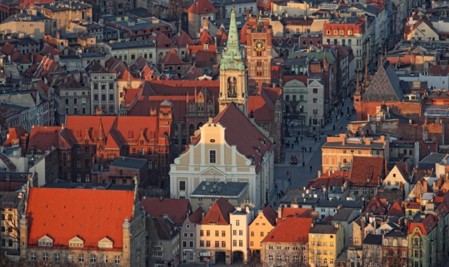 Na zdjęciu toruńska starówka