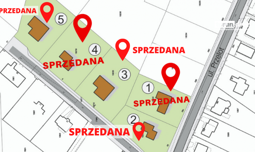 Mapa terenów w strefie Toruń Wschód