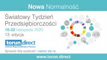 Grafika zapowiadająca Światowy Tydzień Przedsiębiorczości 