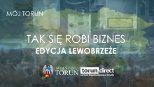 Grafika z tekstem Tak się robi biznes - edycja lewobrzeże 