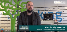 Na zdjęciu Marcin Młynarczyk, właściciel Pracowni Architektonicznej Kreski 